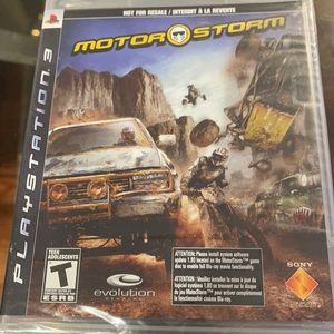 PlayStation 3 Motor Storm game electronic sealed new